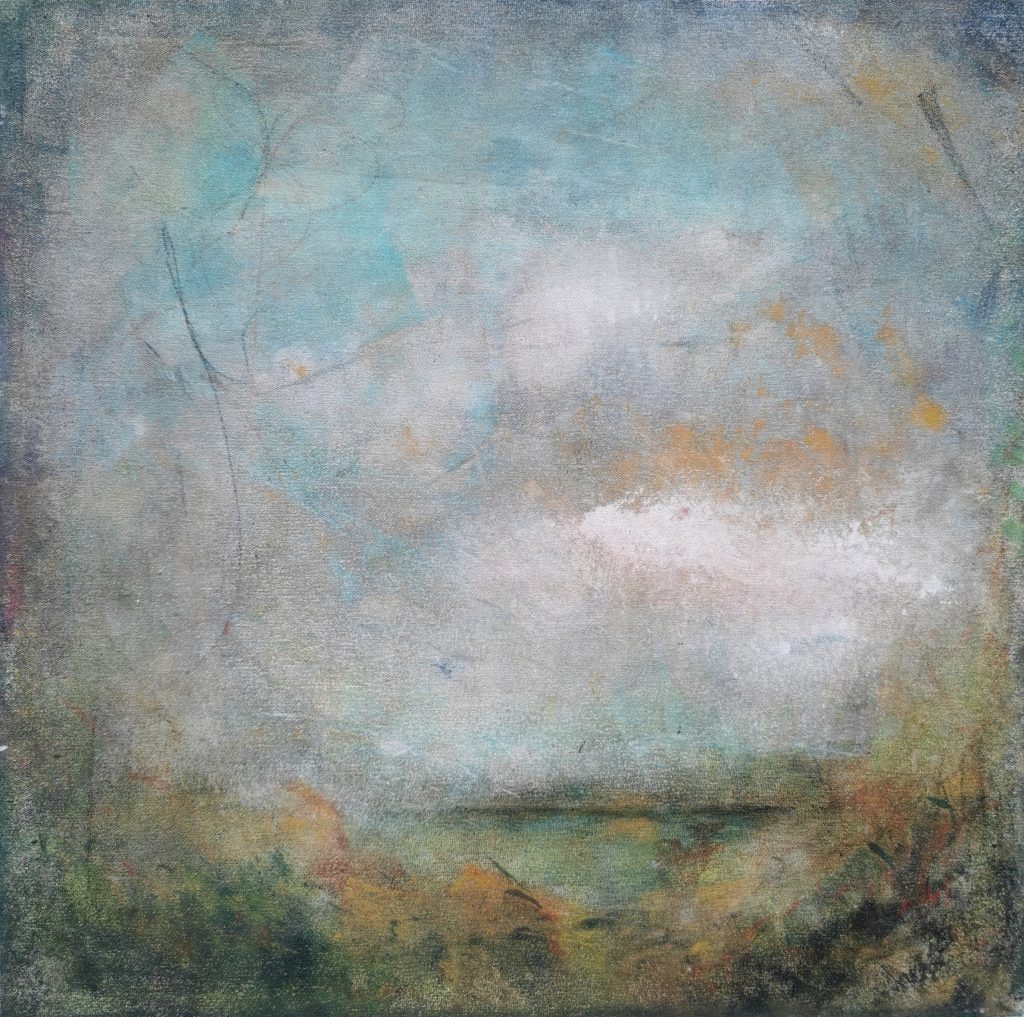 My Art 'style' 12"x12" Monotype on paper